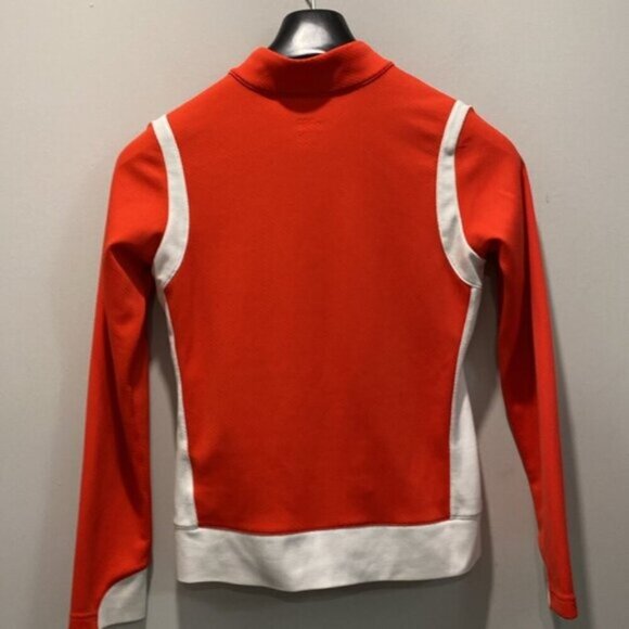 Nike Zip Jacket Red Brown White Small/Medium Fit Size L - Picture 13 of 15